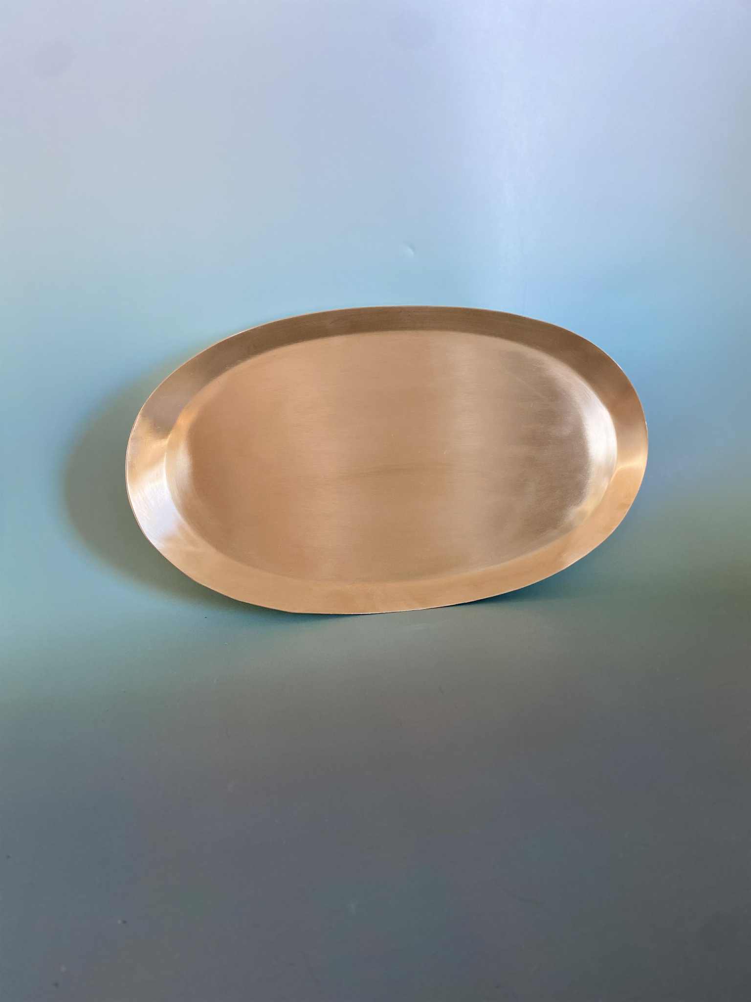 Brass Plate Oval - Large