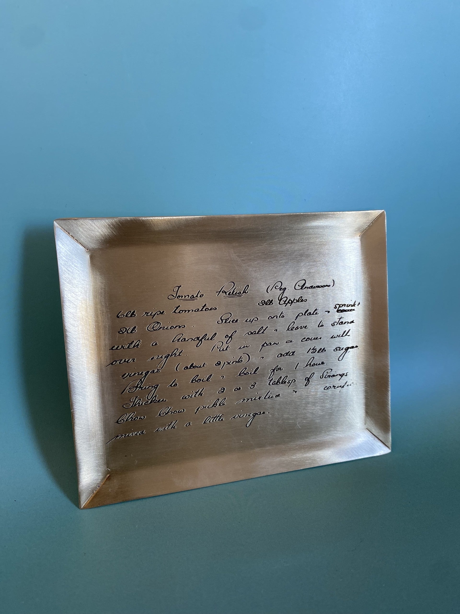 Brass Plate Rectangle