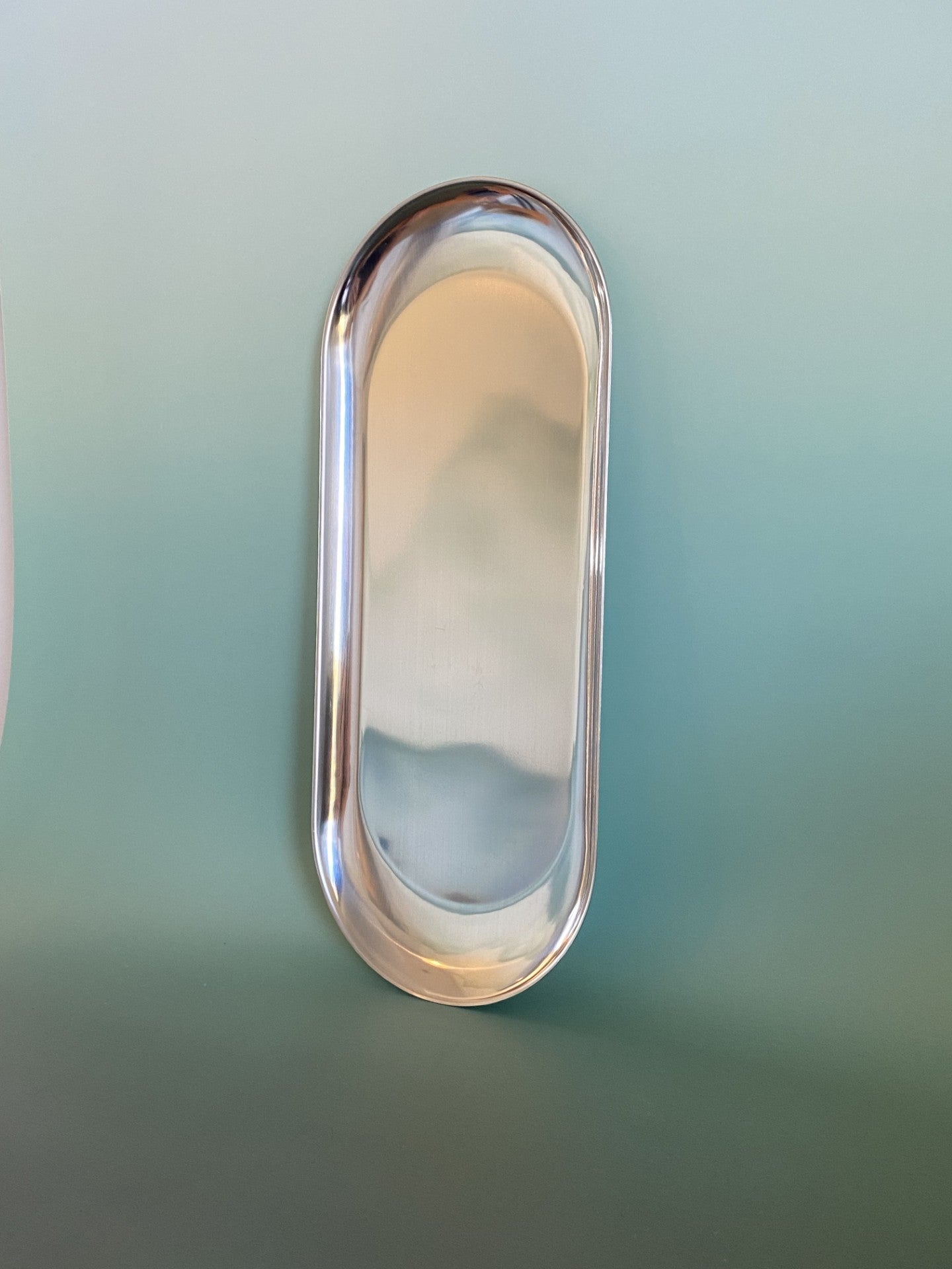 Silver Oval Plate - Large