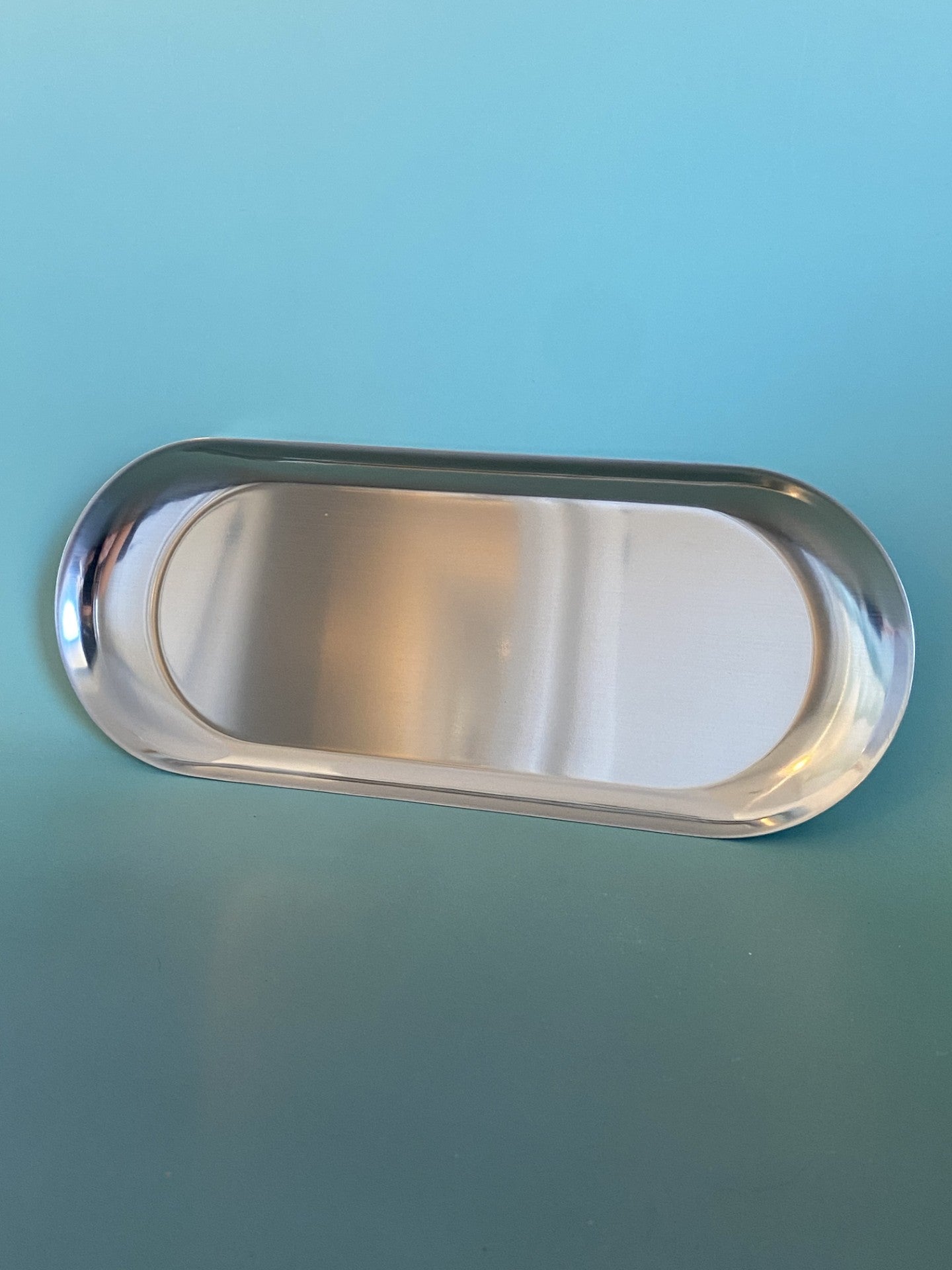 Silver Oval Plate - Small